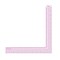 Kearing® 12" Plastic L Square Ruler for Sewing - L Shaped Ruler